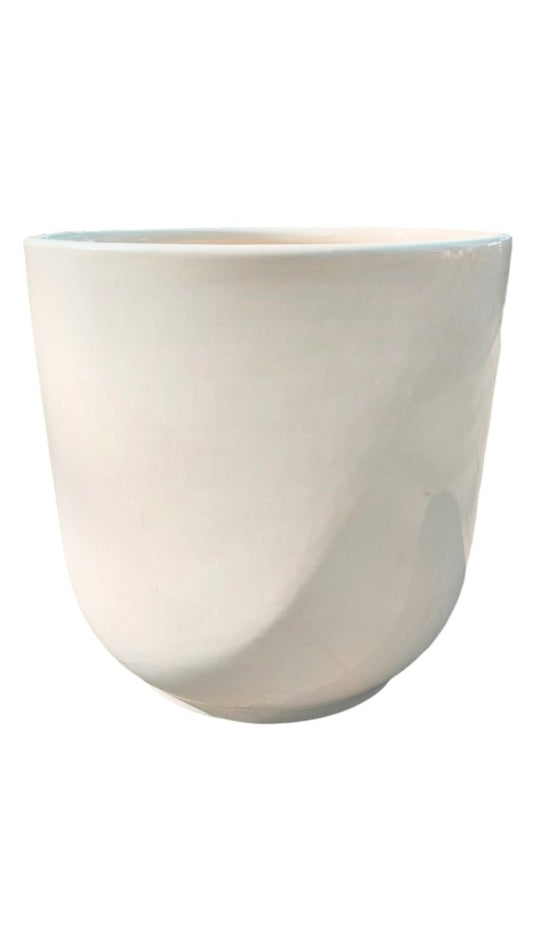 White Ceramic Pots - Freshplants